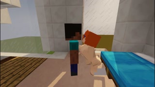 This cat girl has a very tight pussy and she fills it with semen / minecraft jenny mod