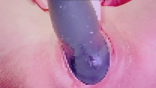 Japanese  Toys Dildo  Gaping Widen Expansion Dilatation  Cervix Squirt