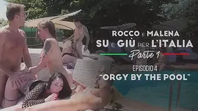 Malena & Christie Dom & Rocco Siffredi & Ste Axe in Orgy by the Pool - RoccoSiffredi