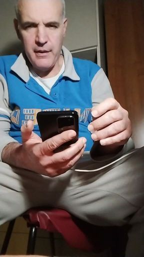 The Absorbed Pleasure of Jerking His Cock with Pure Pleasure!
