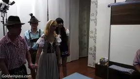 Lederhosen fuck fest orgy