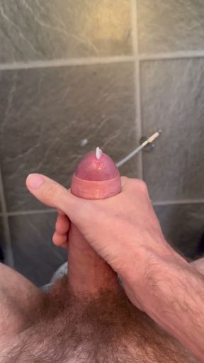 Cumming after deep sounding