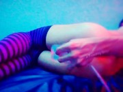 Huge Creampie All Over Femboy Butt