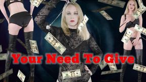 Your Need To Give