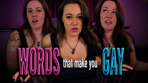 Words That Make You Gay