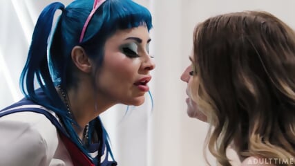 Oopsie! - Jewelz Blu sneaks Lulu Chu into a secret fuck session at