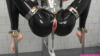 NOT Angela White in Metal Bondage - 3D Fetish Animation