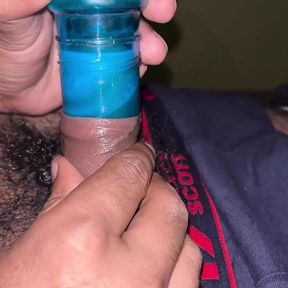 Boy sex using Water Bottle