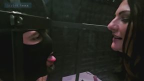 LadyZara My Caged Human Ashtray My Human Furniture My Spittoon My Bootlicker Part 2 WMV