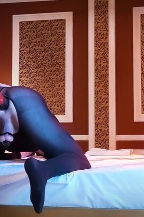 Femdom pegging with 8 inch strapon