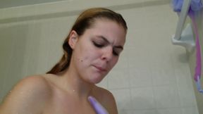 Kendra plays with her dildo