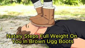 Ugg Face Trample - Nataly Steps Full Weight On You In Brown Ugg Boots