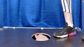 Your floor-face will suffer under my Adidas sneakers (part 2 of 2), flo076x 1080p