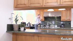 ”Big Boobed blonde hot girl Giselle Palmer gets her trimmed snatch drilled”