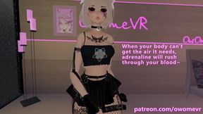 OwOmeVR's Femdom Breathplay JOI with Choking and Facesitting in VR Fantasy