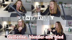 Penectomy: Guillotine, blender and fried