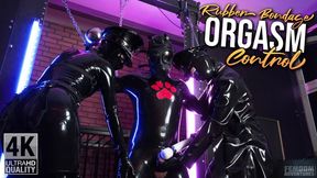 Rubber Bondage Orgasm Control - 4K | Evilique, Lady Himehana, JakubLatex | Femdom