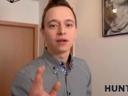HUNT4K On Christmas lucky hunter manages to fuck friends dazzling GF