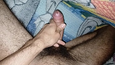 Jerking Off with a Condom and Cumming Inside It
