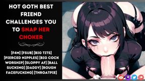 [f4m] Hot Goth Best Friend Challenges You To Snap Her Choker (nsfw Audio)