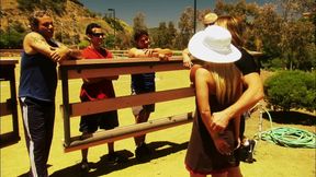 Eva Angelina Gets Throat-fucked and Pounded Hard Outdoors
