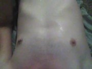 Post-Cumshot Peeing On My Tummy
