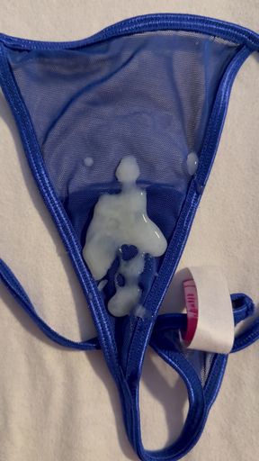 Cum on wife's panties 21