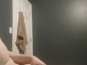 masturbating running ejaculating