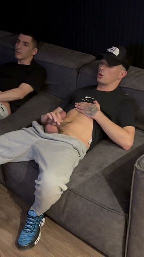 TWO FRIENDS JERKING OFF   Clip 2