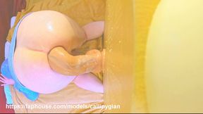 Mega Dildo Rips My Asshole Apart and Analgasm