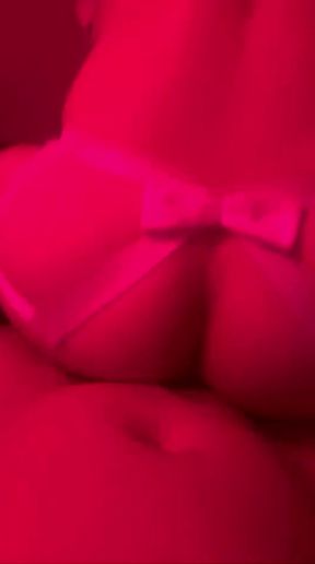 Homemade trans girl shows off her assets