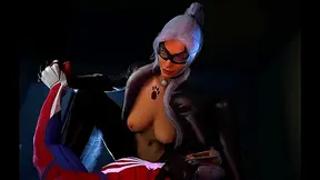 Spider-Man Catches Black Cat in a 3D VR Porn Adventure With Big Boobs & POV Action