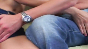 Dropping A Creamy Load Inside Adorable Black Beauty's Mouth