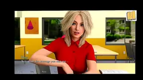 Big-Assed Hentai Chick Masturbates Seductively In 3D Visual Novel Sex Game