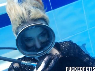 Hawt slim golden-haired slender body costume pool Recent scene w50