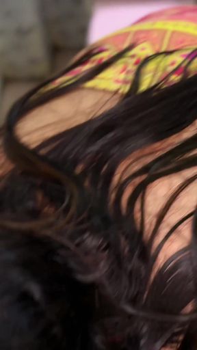 Desi Moti Gand vali Bhabhi toilet mein kapade dho rahee hai - Big ass Hot Bhabhi washing clothes in the bathroom&hellip;   Clip 1