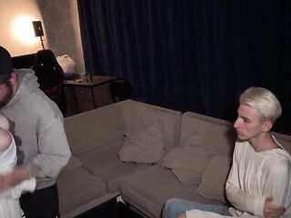 Banged Breasty Ally's Girlfriend Hard At Abode Party And Made Her Squirt