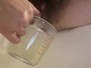 Bladder measurement pissing