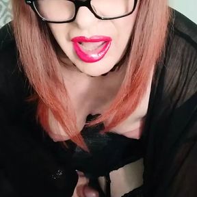 Trans Bitch Playing and Cumming