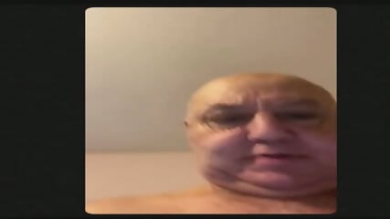 Peter Ricky Hawketts old man jerks off in front of the cam, video of a small soft cock