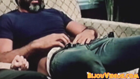 Vintage mature dudes Clay Russell & Joe Gage suck one anothers shaft