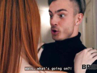 BRIDE4K. Pre-wedding threesome with Polly Yangs went in the one and the other holes