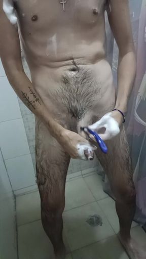 Bathing me