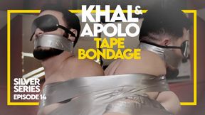 Khal & Apolo in Tape Bondage - Silver Series 3 - Episode 14 (1080p) Gay Bondage - Gay Domination - Tape Bondage - Boots - Muscle - BDSM