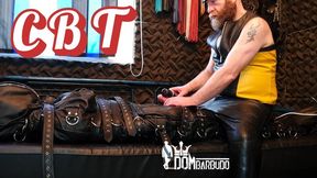 BONDAGE LEATHER SACK CONFINEMENT WITH MASOCHIST CBT NO ESCAPE (720P QUICK FIX)