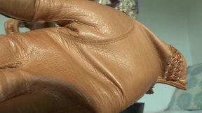 Prelude to a Session: Sniffing Leather Gloves Before the Whip Cracks! Lady Victoria Valente