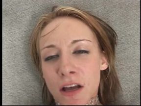 Black dude fucking her tight ass and creams her face