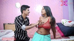 Indian beauty ravaged by giant cock&#x1F346; in raunchy, XXX-style bedroom tryst.