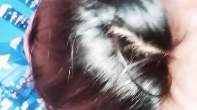 Woman in veil screaming as her tight pussy gets stretched