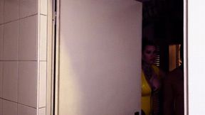 Obedience until the end Golden shower under supervision